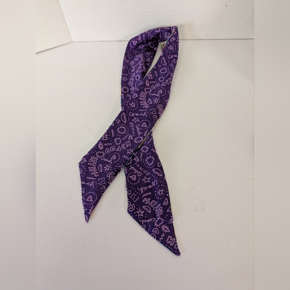 Coach Head Scarf Multi Color - Picture 2 of 2